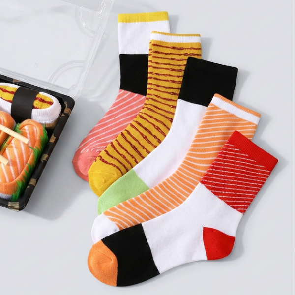Sushi Strap – Calcetines Divertidos Estilo Sushi