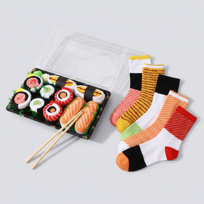 Sushi Strap – Calcetines Divertidos Estilo Sushi