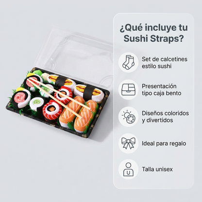 Sushi Strap – Calcetines Divertidos Estilo Sushi